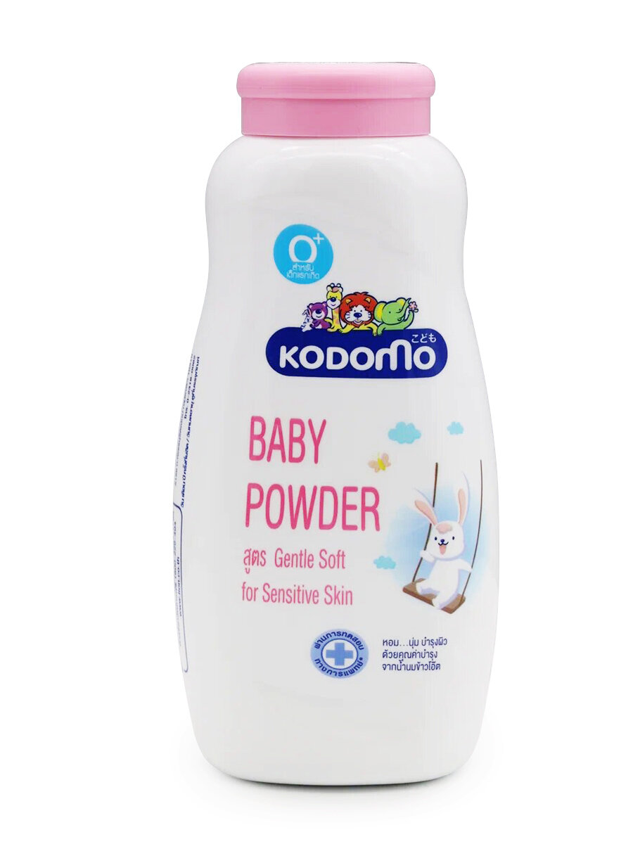 LION Присыпка детская c экстрактом козьего молока против раздражения Kodomo Baby Powder Gentle Soft Oat Milk 160 г