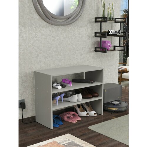 Тумба под обувь №21 белый иней