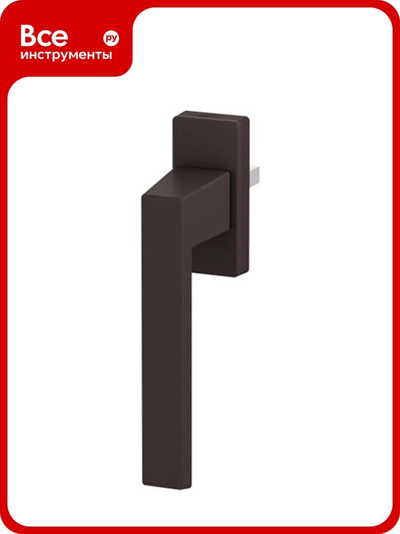 Ручка оконная DORF TALLINN алюм 8-ми позиционная 35 мм штифт коричневая 170.8019. м35.45D/УП