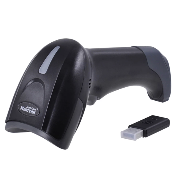 Беспроводной сканер штрих-кода MERTECH CL-2310 BLE Dongle P2D USB Black, 1D/2D, 100 сканирований/сек