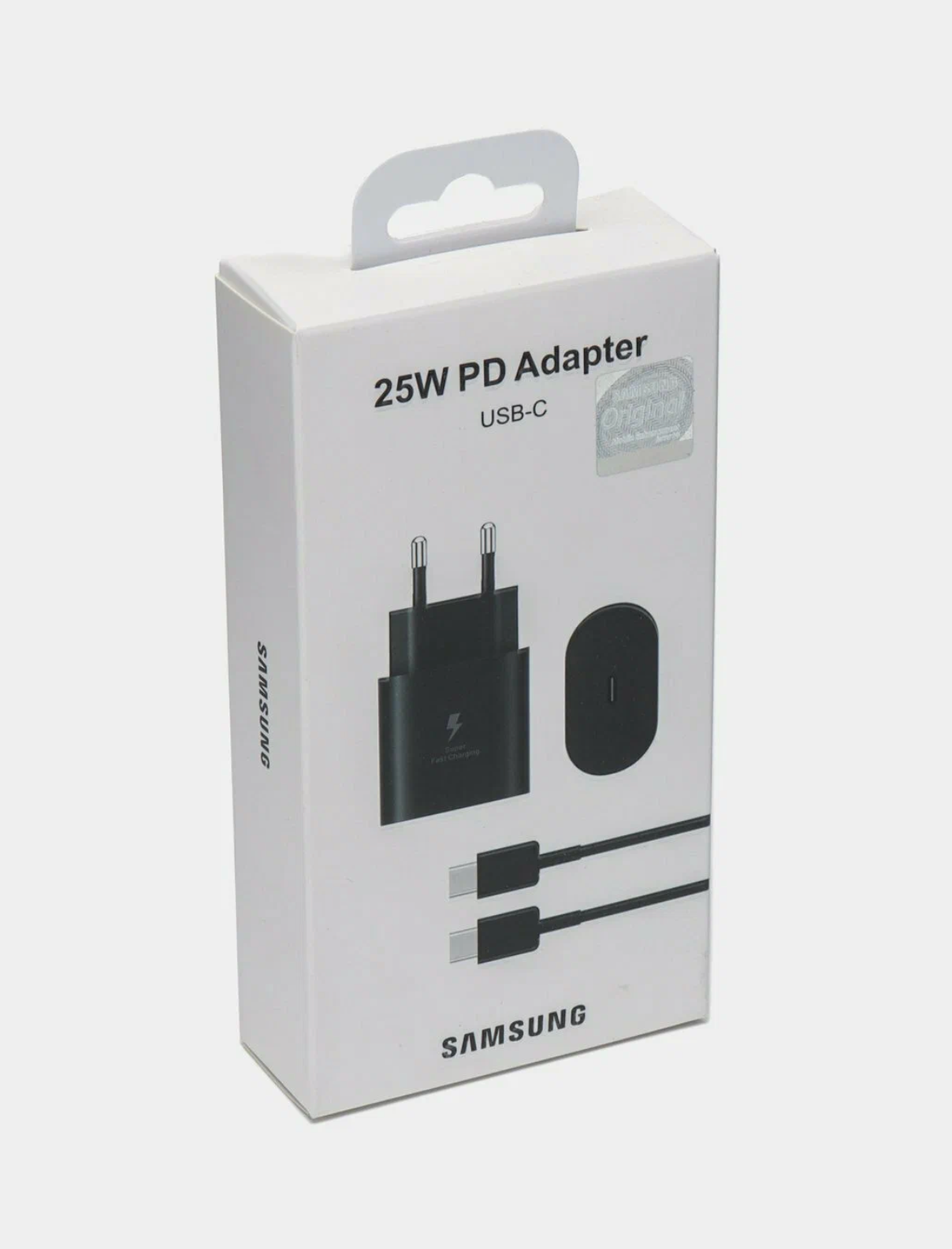 Зарядное устройство для телефона Samsung 25W с кабелем Type-C BLACK