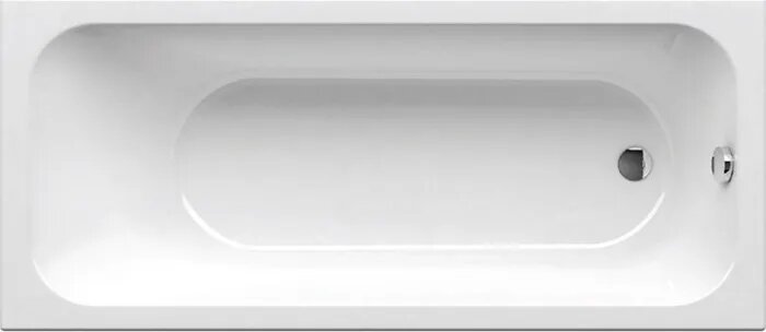 Акриловая ванна Ravak Chrome 160x70 см пристенная белая на ножках