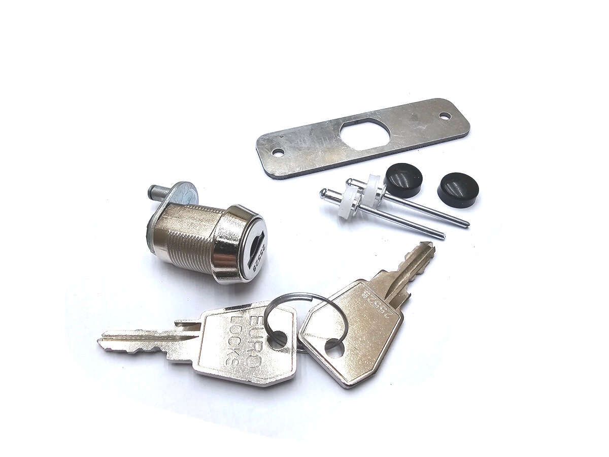 Замок автобокса нового образца Eurolock PT Group Turino  Active на 1 сторону  пт групп 1 личинка   2 ключа 