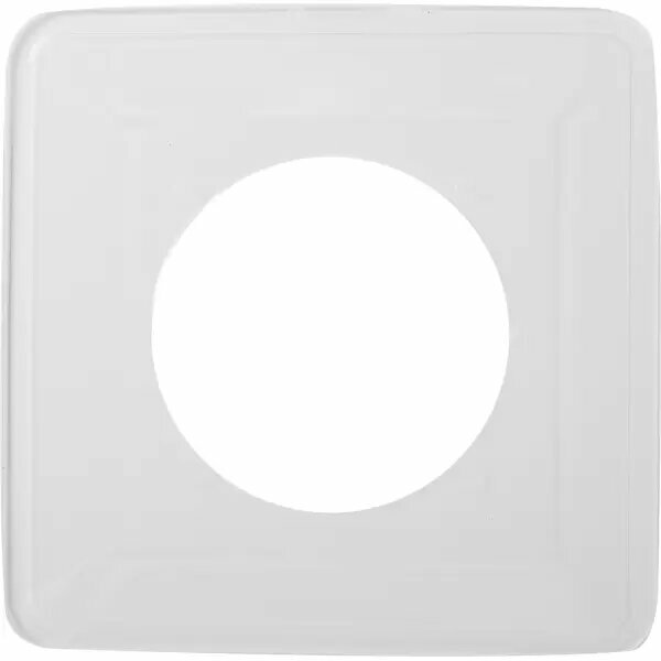 Накладка для розетки №1 1 пост цвет прозрачный