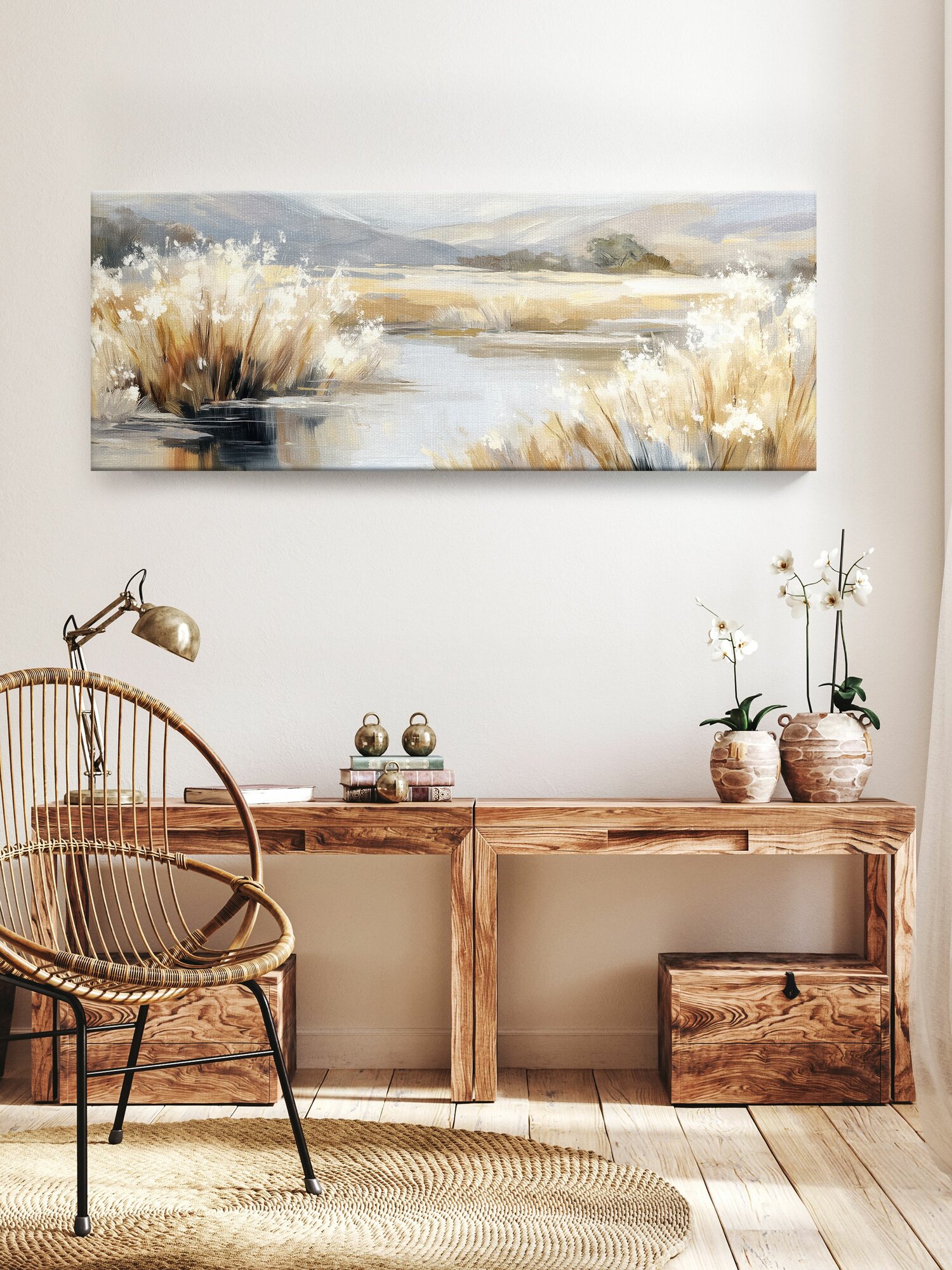 Картина Postermarket  Пейзаж  на холсте с подрамником 45 х 115 см