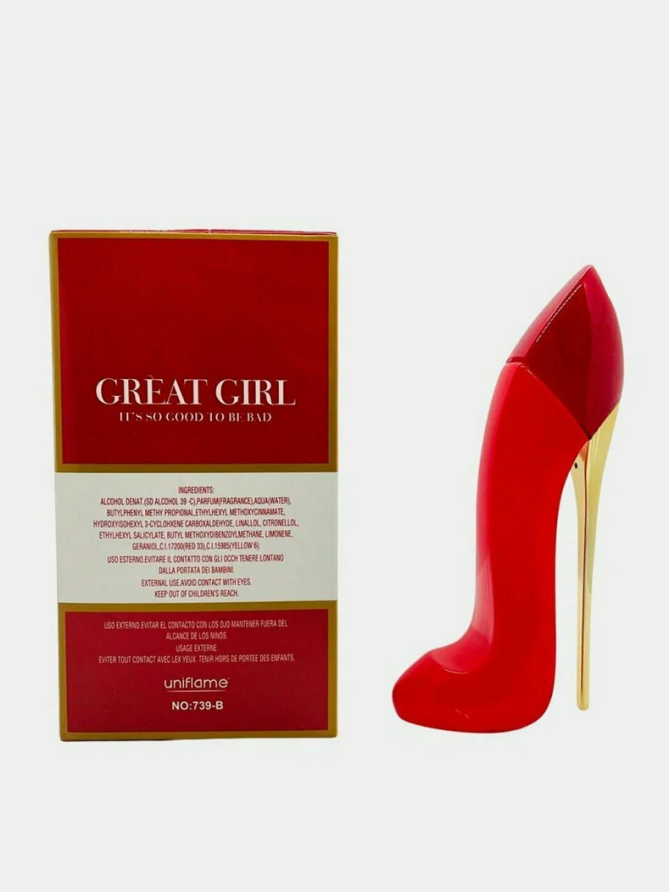 Парфюмерная вода для женщин Great Girl Uniflame, 50 мл отличный подарок