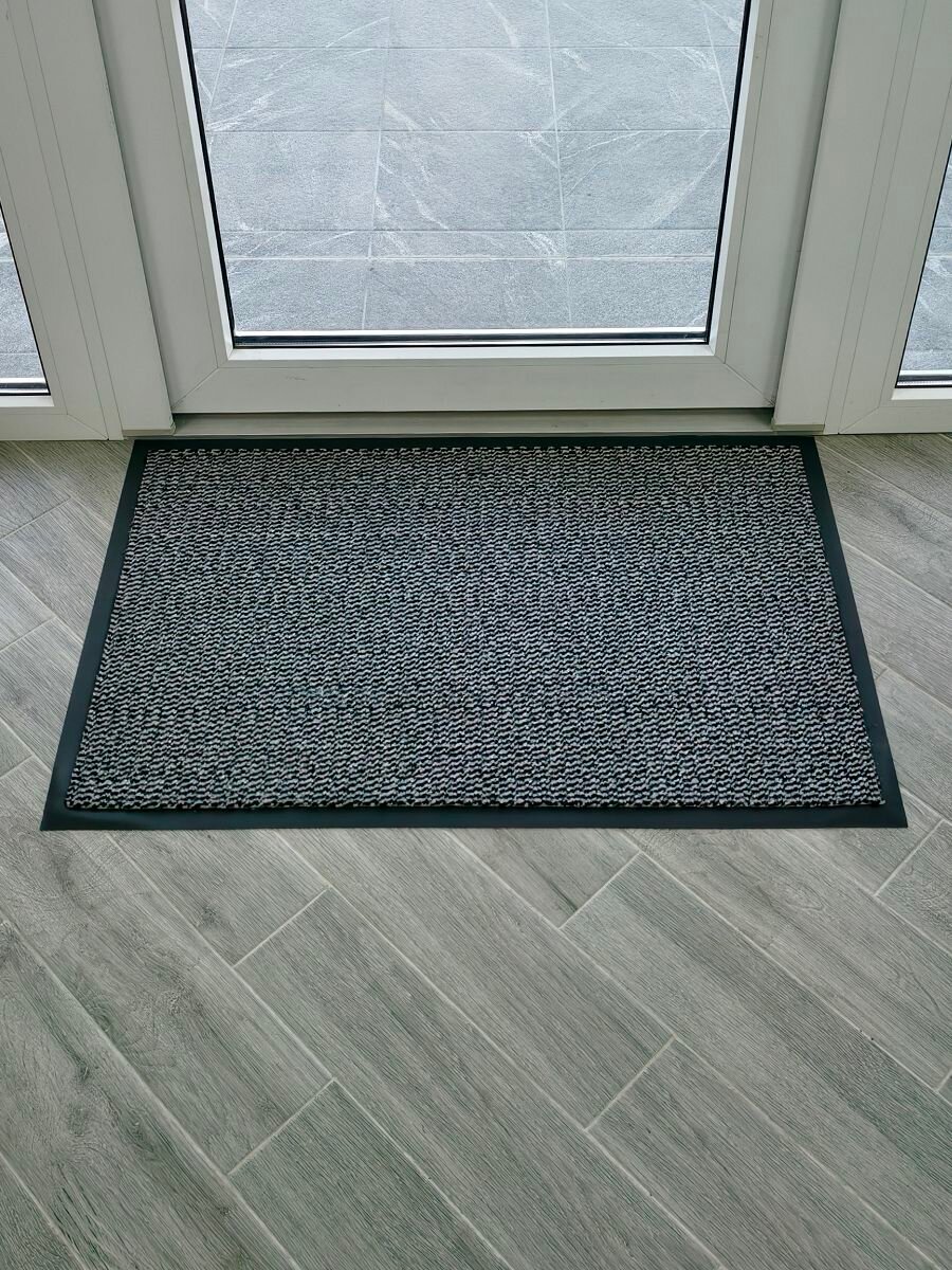 Коврик придверный 60х90 Профи входной серый — фото 1
