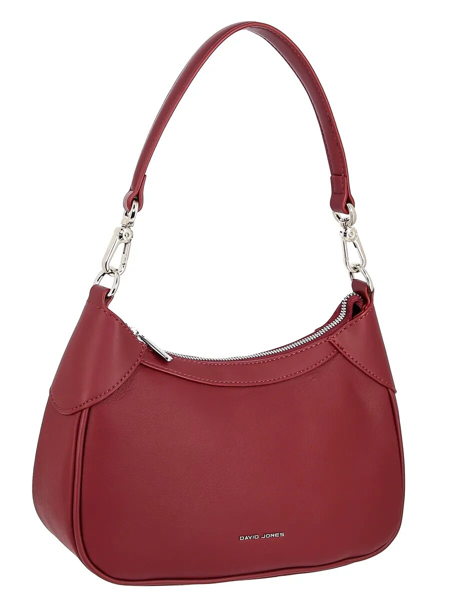 Сумка хобо DAVID JONES, бордовый — фото 1