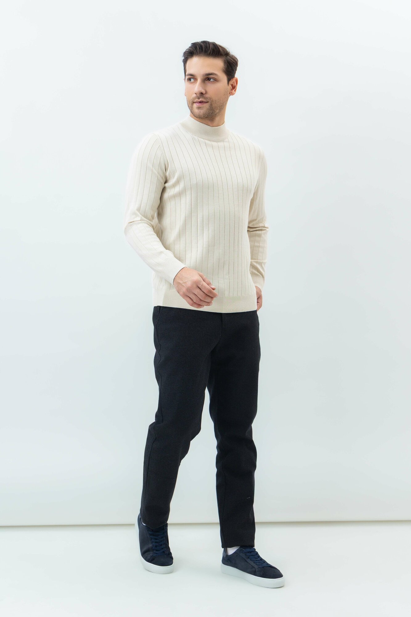 Брюки классические TERRA PRO, размер 32, navy — фото 1