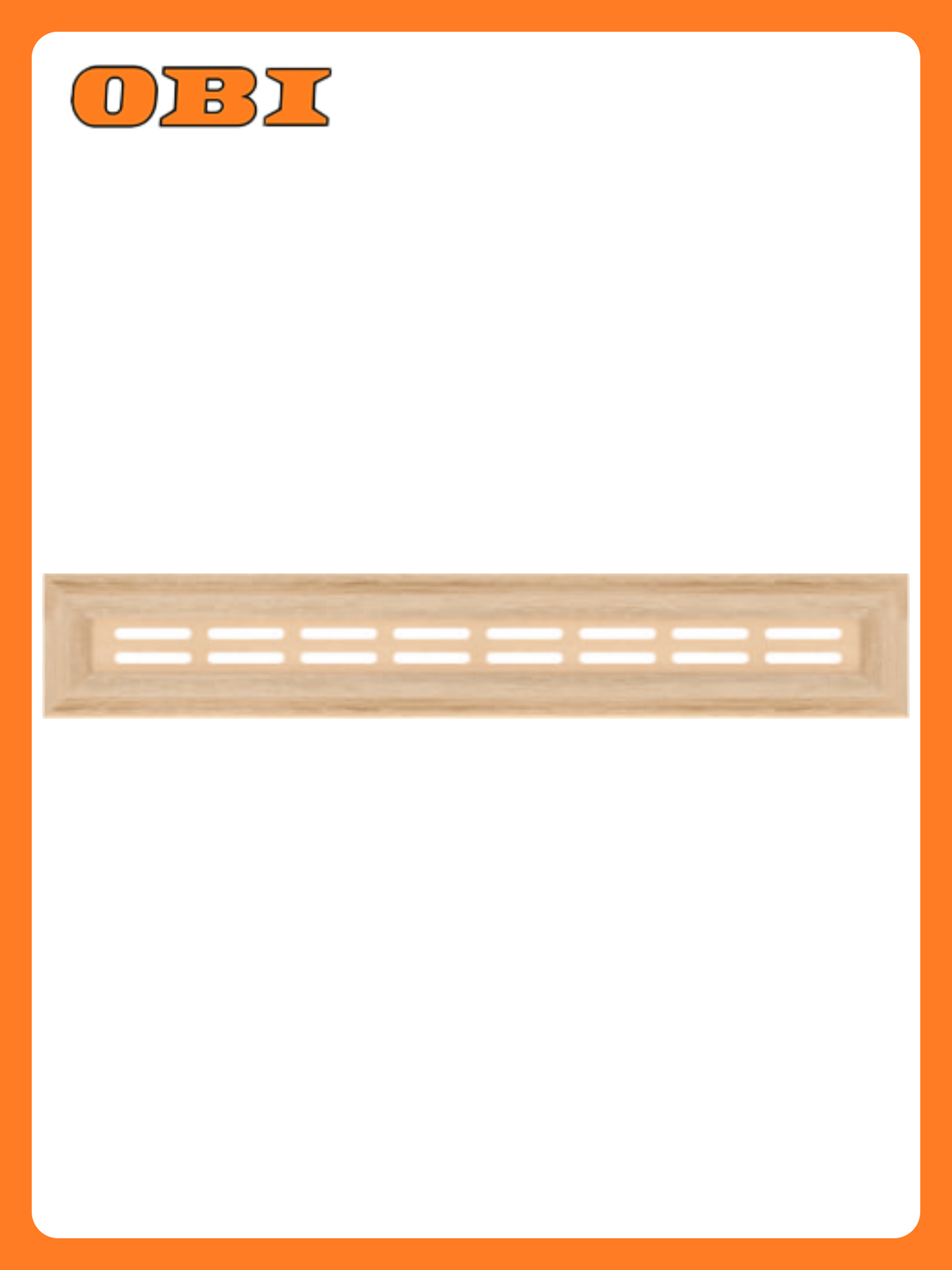 Крышка для экрана Stella для радиаторов устойчива к высоким температурам бежевая 90см