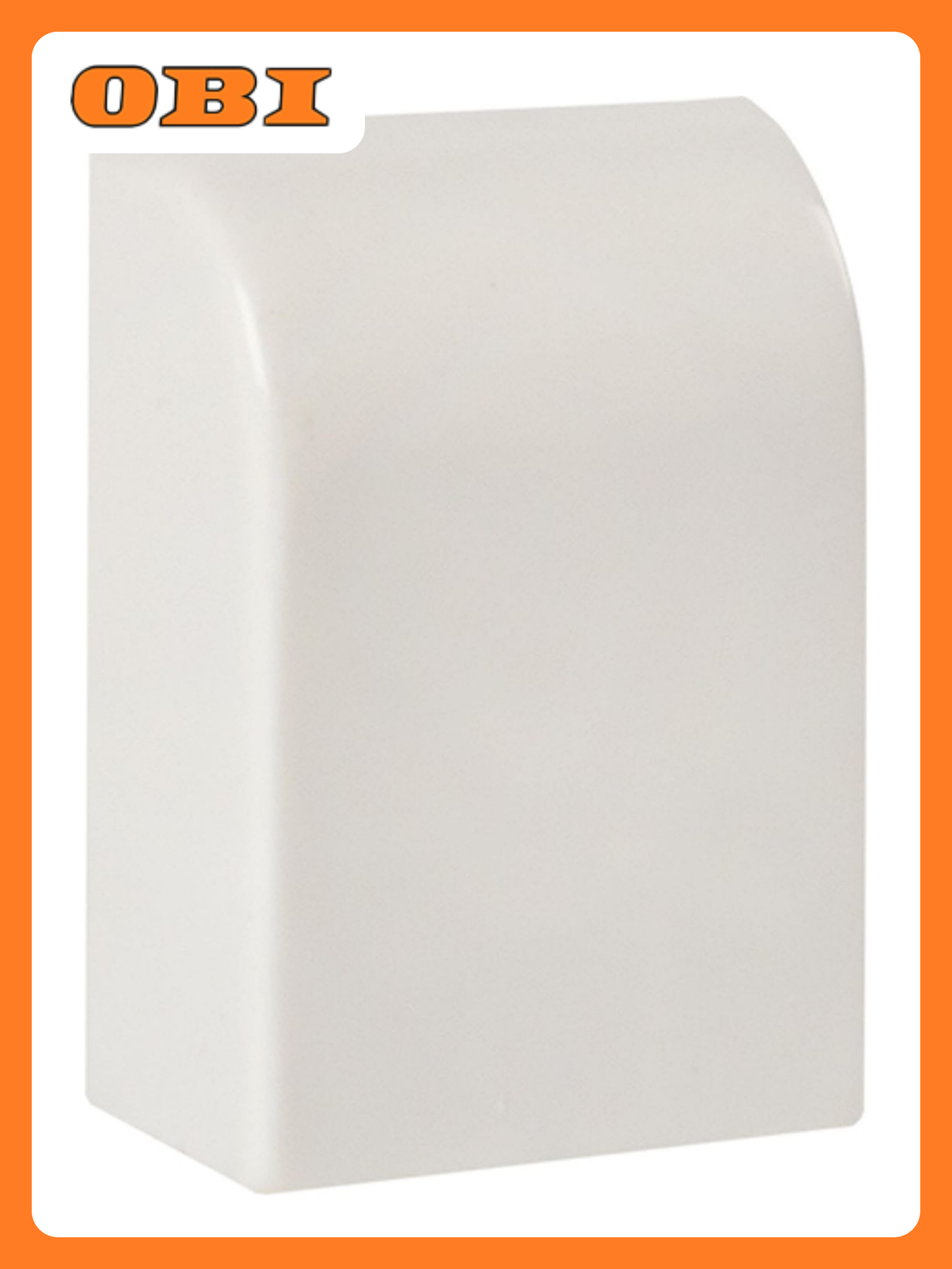 Заглушка EKF PROxima для кабель-канала белая пластик 16x16 мм