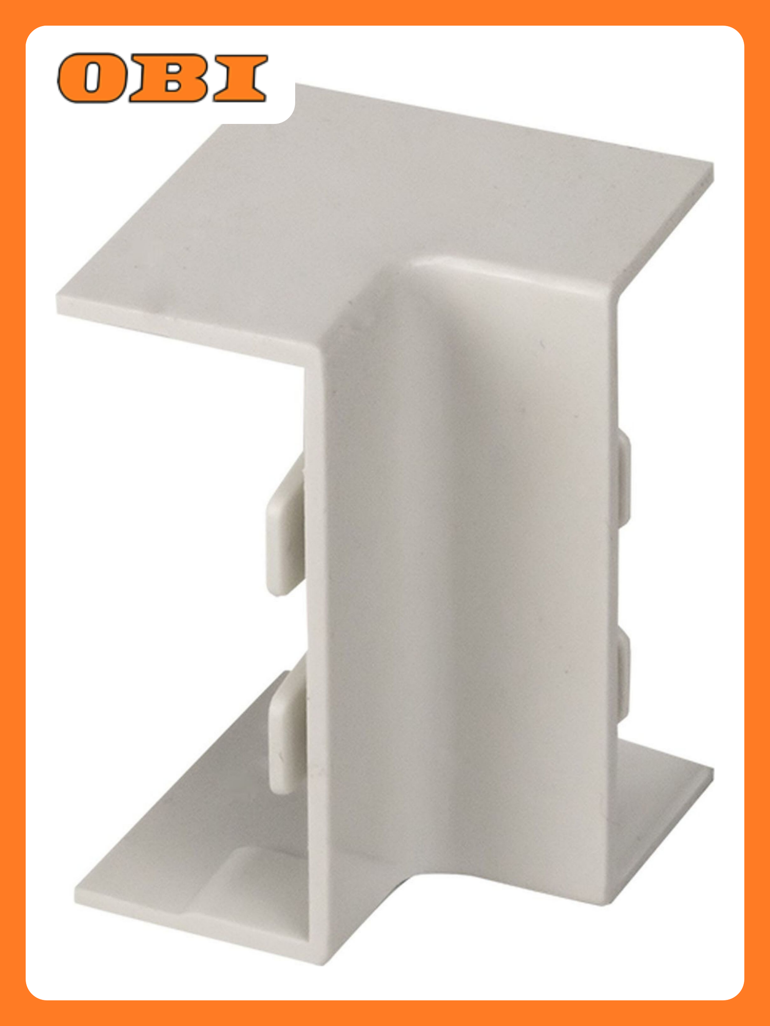 Внутренний угол EKF PROxima белый 40х25 мм