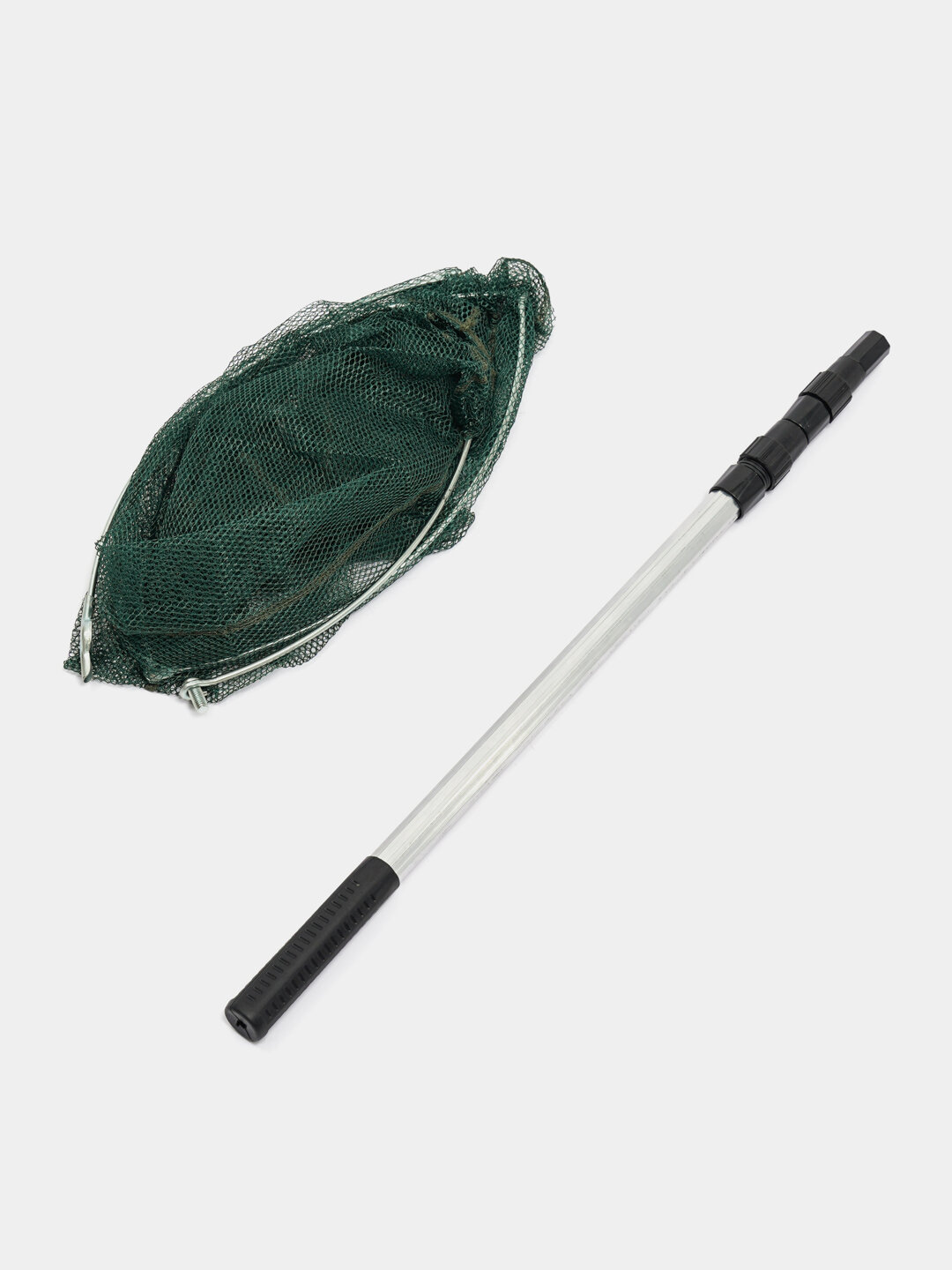 Рыболовный подсачек, складной, телескопическая рукоятка, круглый 40, 50, 60, см - 600см