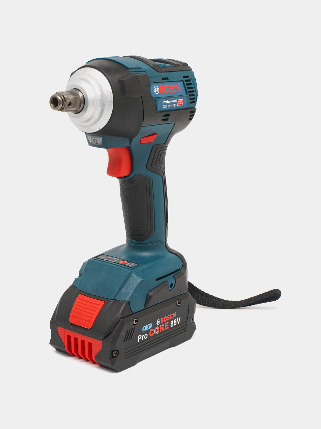 Гайковерт BOSCH GSR 88V-50, 2 аккумулятора, бесщеточный, LED-подсветкой, 400 Нм