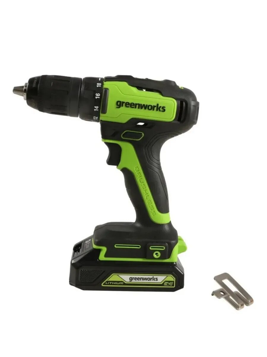 Дрель-шуруповерт GD24DD35K2 аккум. патрон: быстрозажимной