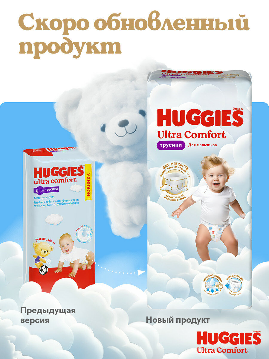 Подгузники трусики Huggies для мальчиков 15-25кг, 6 размер, 88шт — фото 1