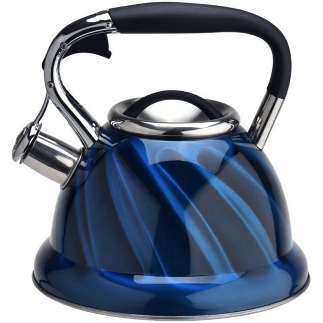 Чайник Pomi D'oro Napoli P-650186 нержавеющая сталь индукционный со свистком