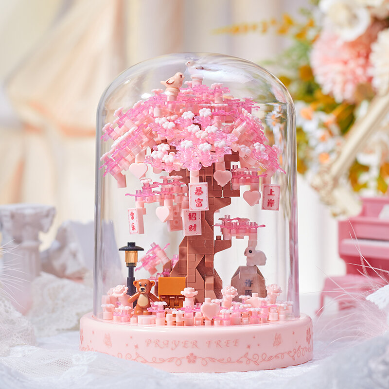 Конструктор 3D из миниблоков Balody Музыкальное Дерево в Колбе, 699 деталей - BA6953