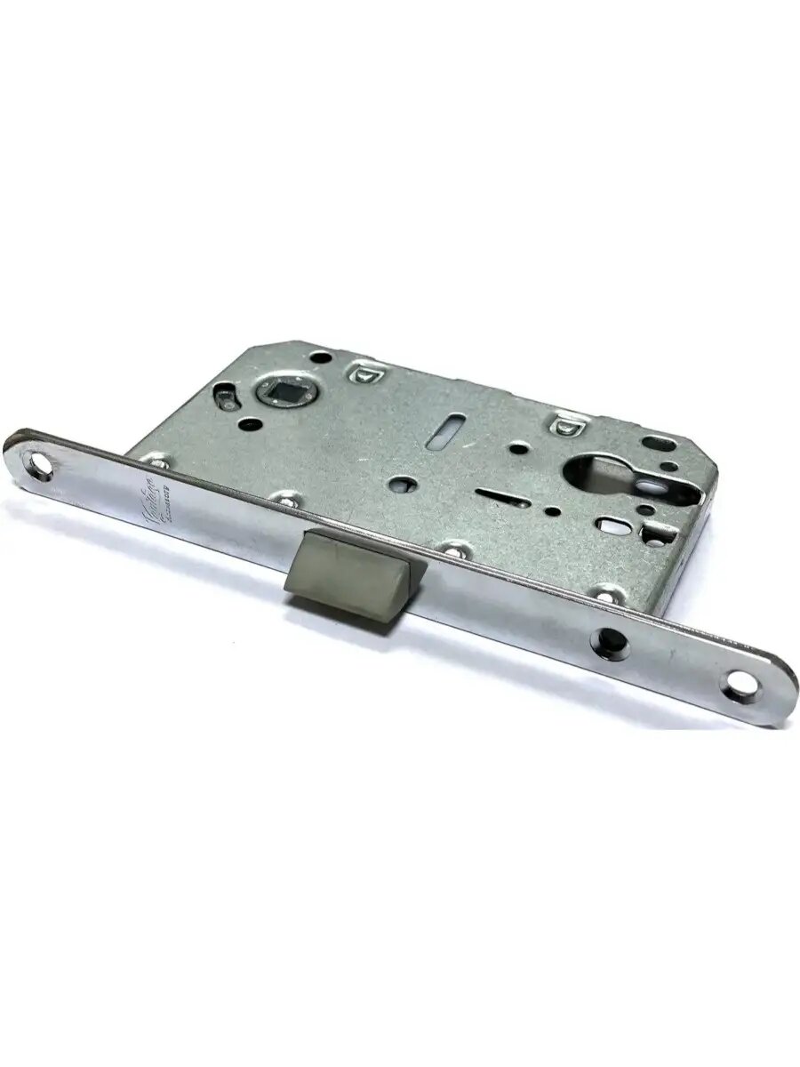Замок межкомнатный бесшумный Vantage PLASTIC P85 CP хром