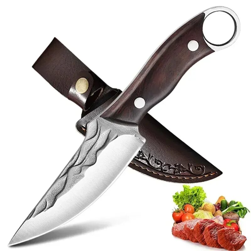 Кухонный нож Ручной мясной нож Костяной нож фруктовый нож бытовой острый нож высокой твердости нож для удаления костей из нержавеющей стали