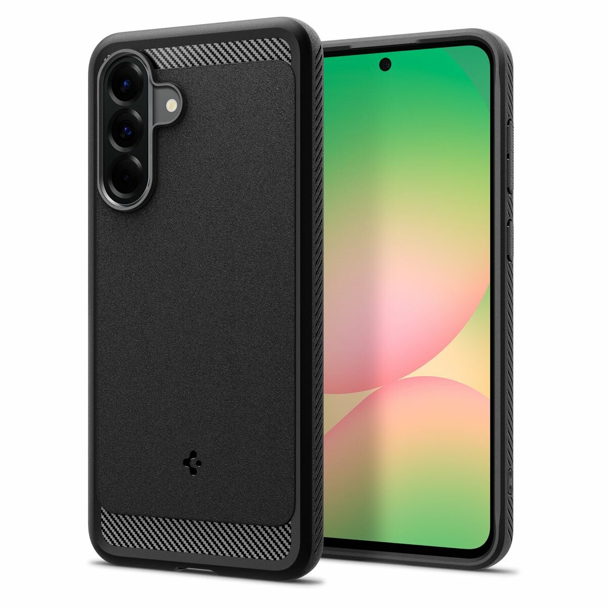 Чехол Spigen на Samsung Galaxy A56 5G (ACS09225) Rugged Armor / Спиген чехол для Самсунг Галакси А56 Матовый чёрный
