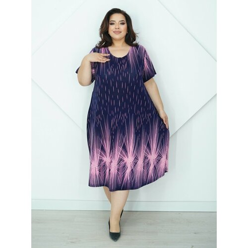 фото Платье kingmarin summer style, размер 76, розовый