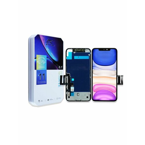 Дисплей для iPhone 11, черный, In-Cell, с тачскрином, стекло