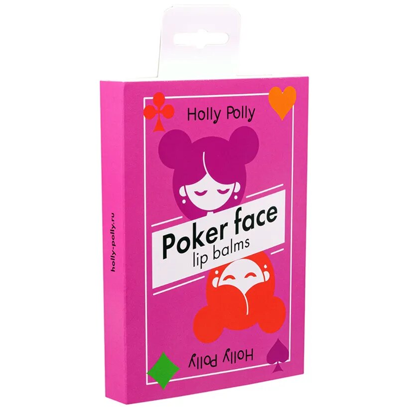 Holly Polly Набор бальзамов д/губ Poker Face "GAME TIME"