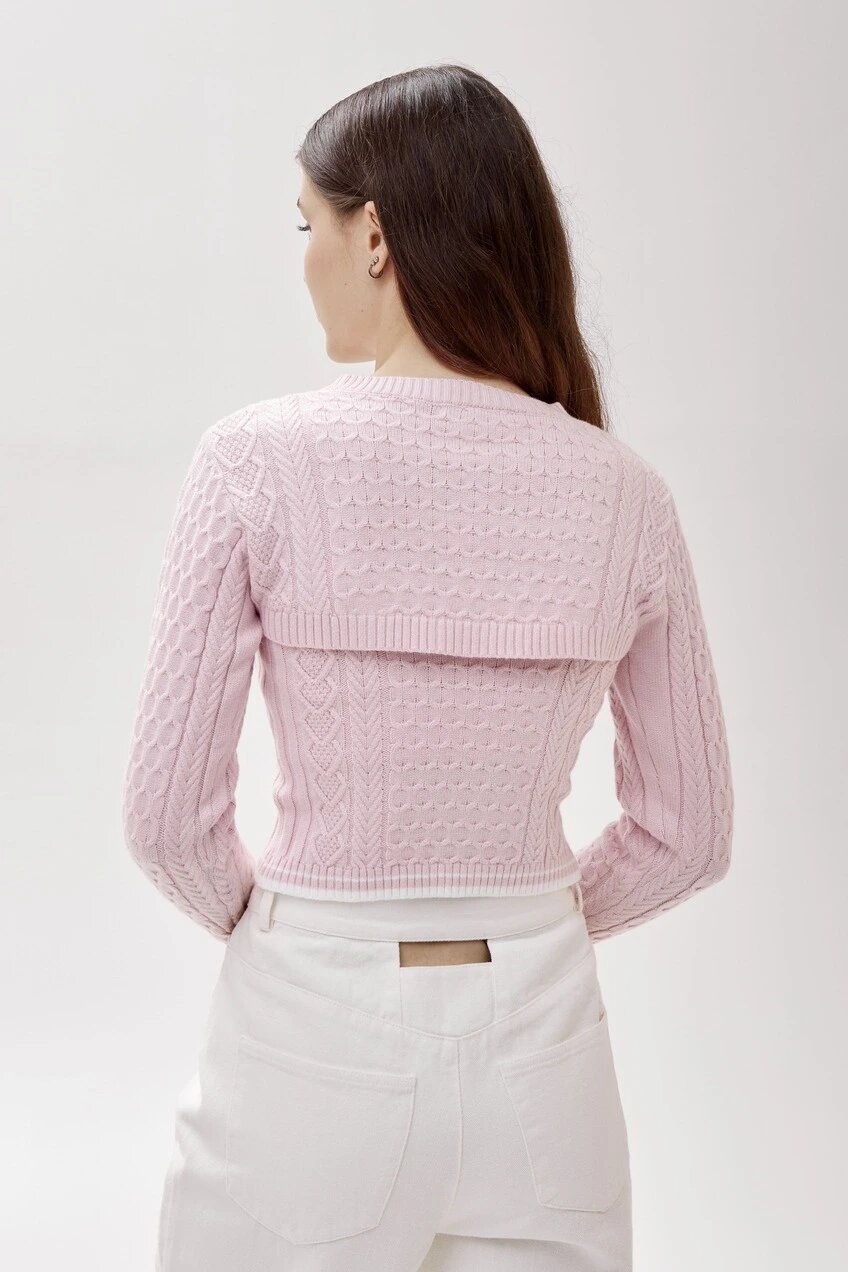 Джемпер Selfie, размер L, розовый — фото 1