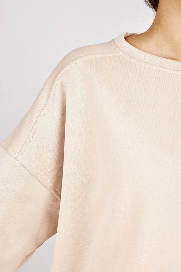 Толстовка Selfie, размер S, , бежевый — фото 1