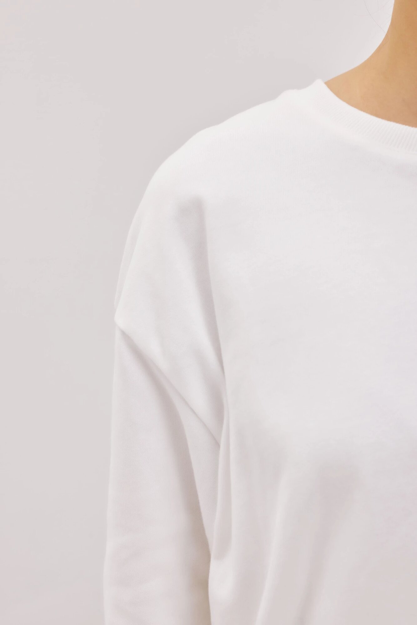 Лонгслив Selfie, размер L, , белый — фото 1