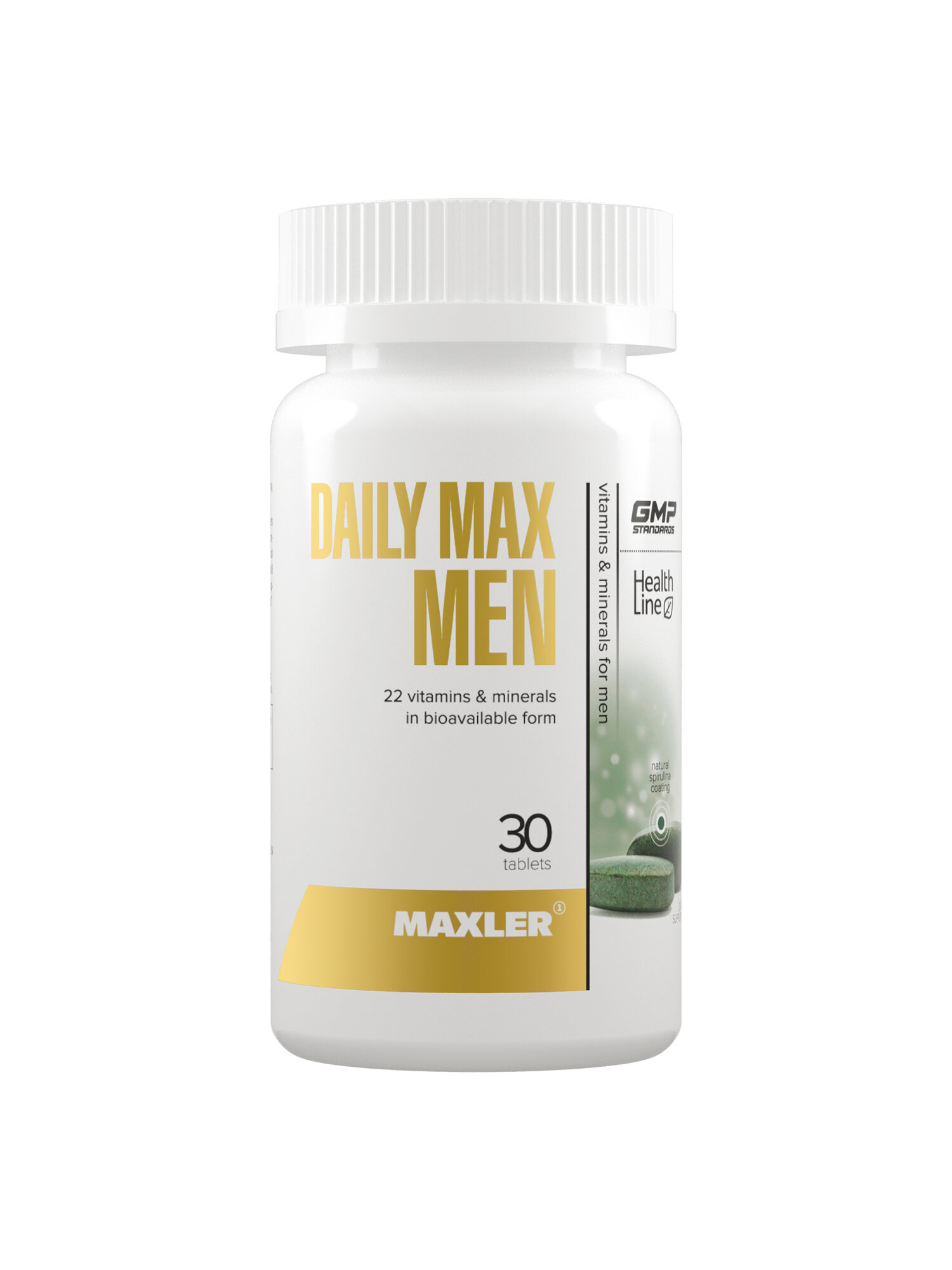Витамины для мужчин Maxler Daily Max Men, в хелатной форме, мультивитамины, 30 таблеток