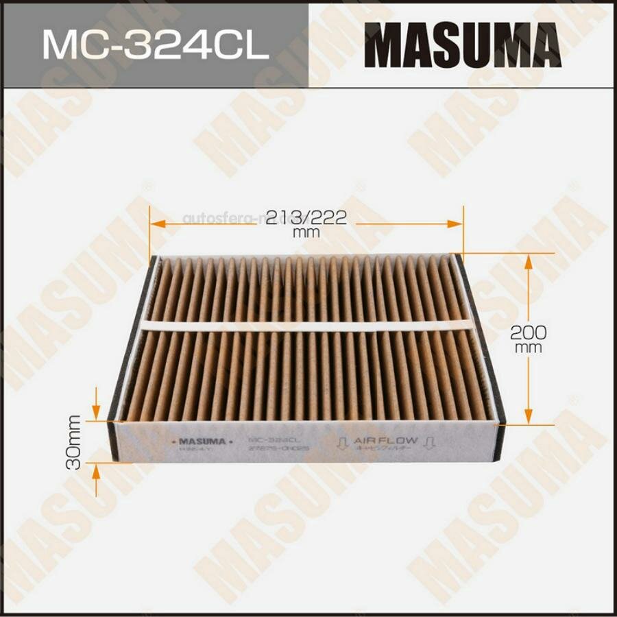 MASUMA MC324CL Салонный фильтр AC-201 MASUMA угольный (1/40)