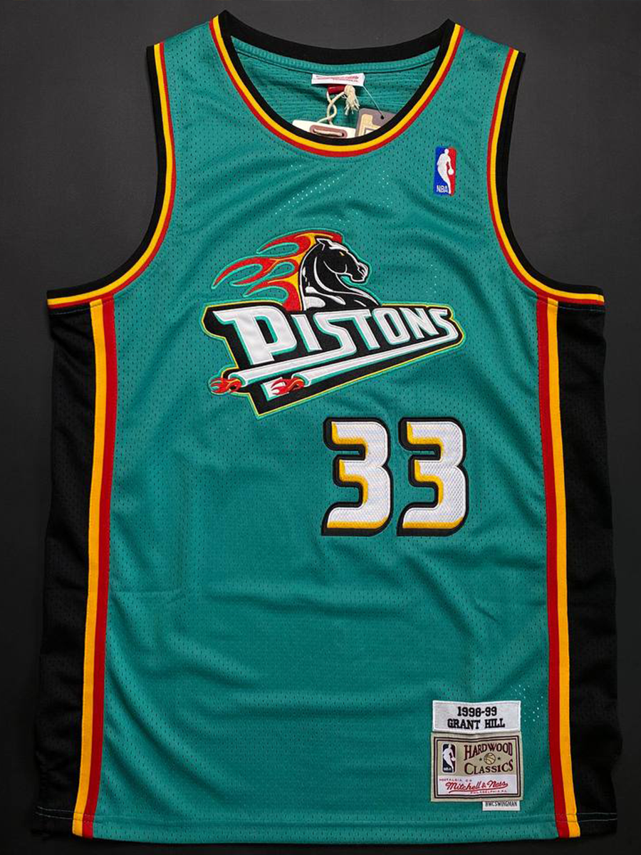 Майка Mitchell & Ness, 1 шт., размер 2XL, бирюзовый