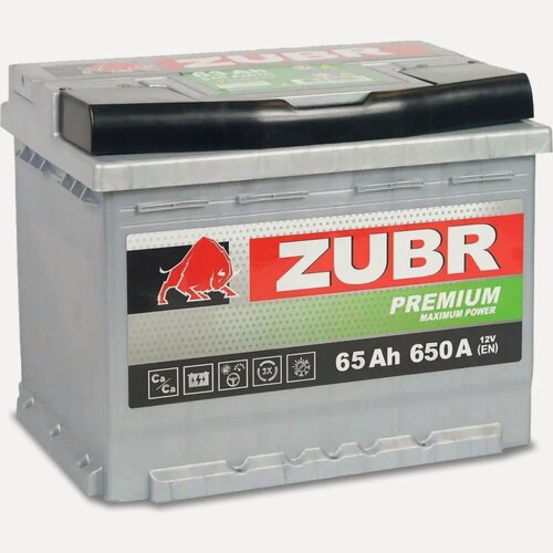 Изображение товара Аккумулятор ZUBR R+ ZP650 обратная полярность для легковых и грузовых автомобилей, кальциевый тип, стандартные клеммы