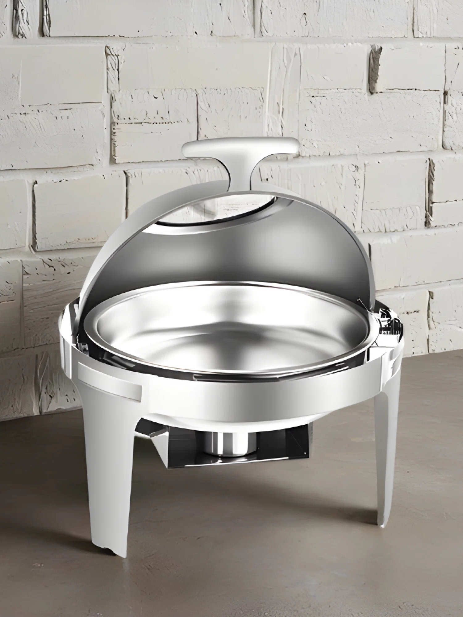 Мармит с подогревом MVQ STANDART 6 л с крышкой со стеклом чафин диш