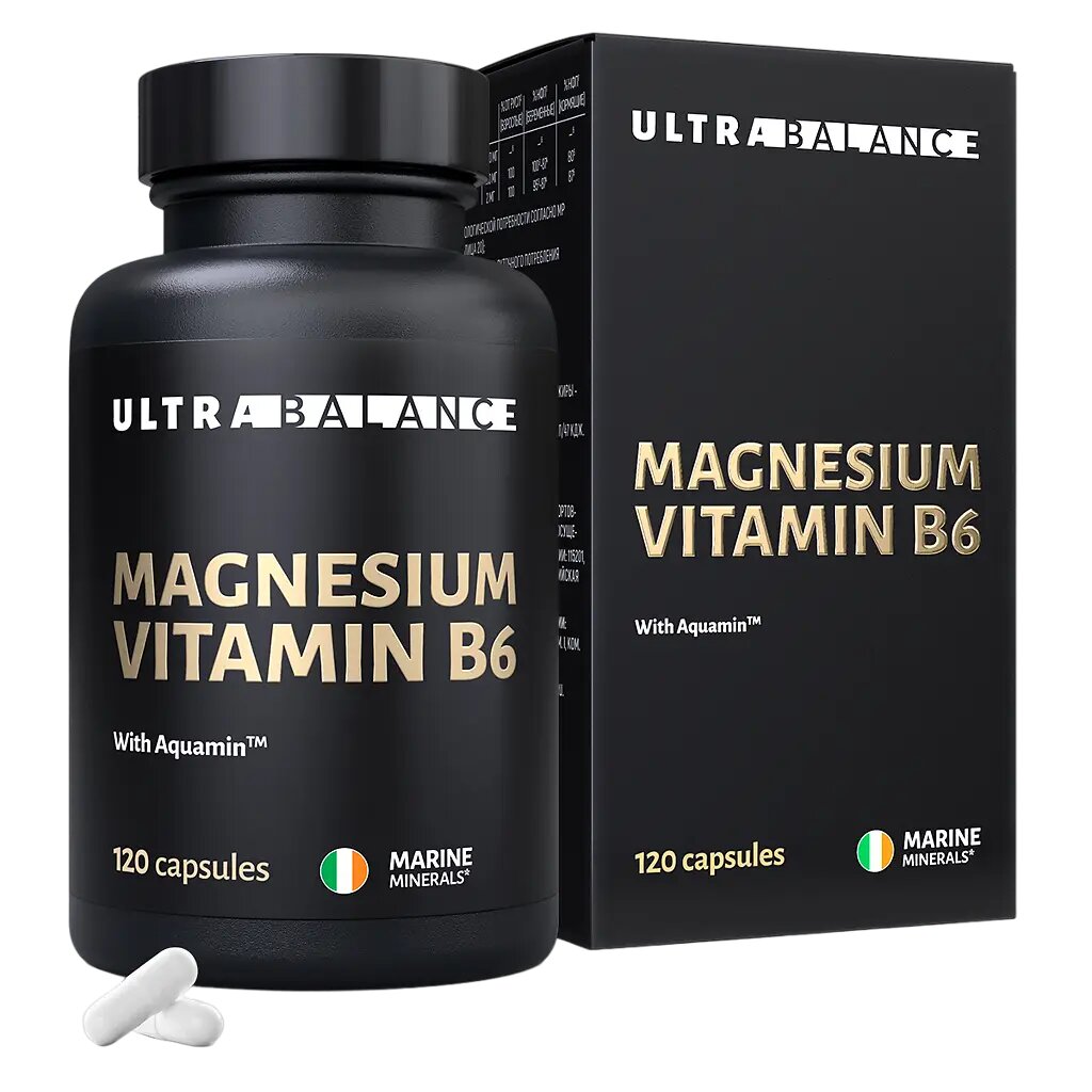 Магний B6/Magnesium Vitamin B6 Premium UltraBalance капсулы по 700 мг 120 шт