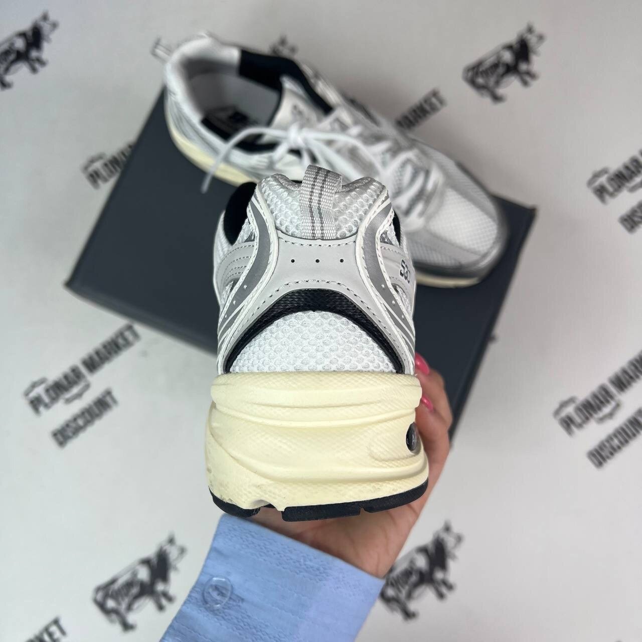New Balance 530 v2 «Black White» — фото 1