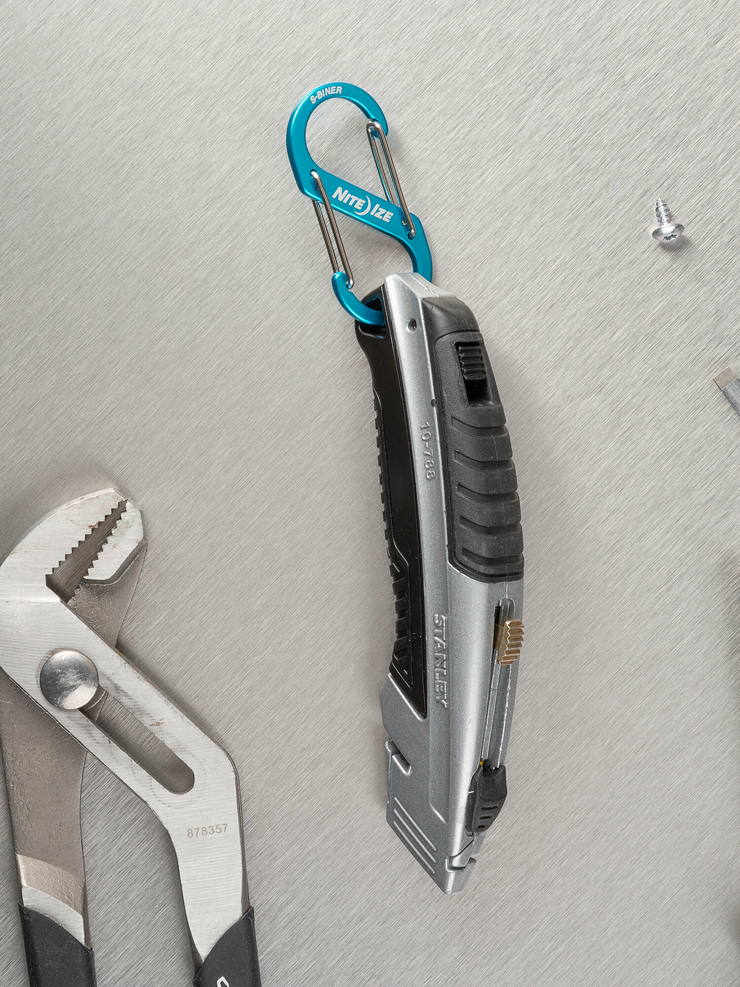 Брелок-карабин Nite Ize, синий — фото 1