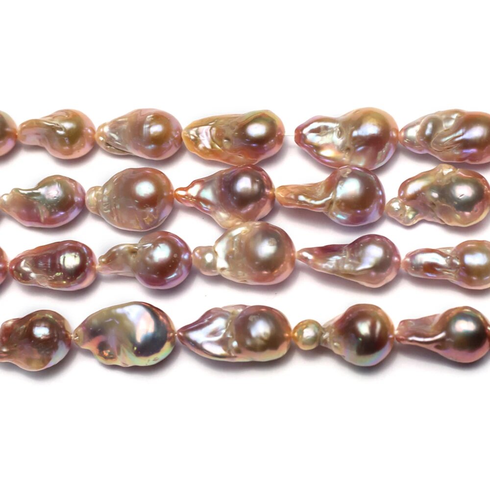 Натуральный пресноводный жемчуг 25x13 мм желтый хвост бусины