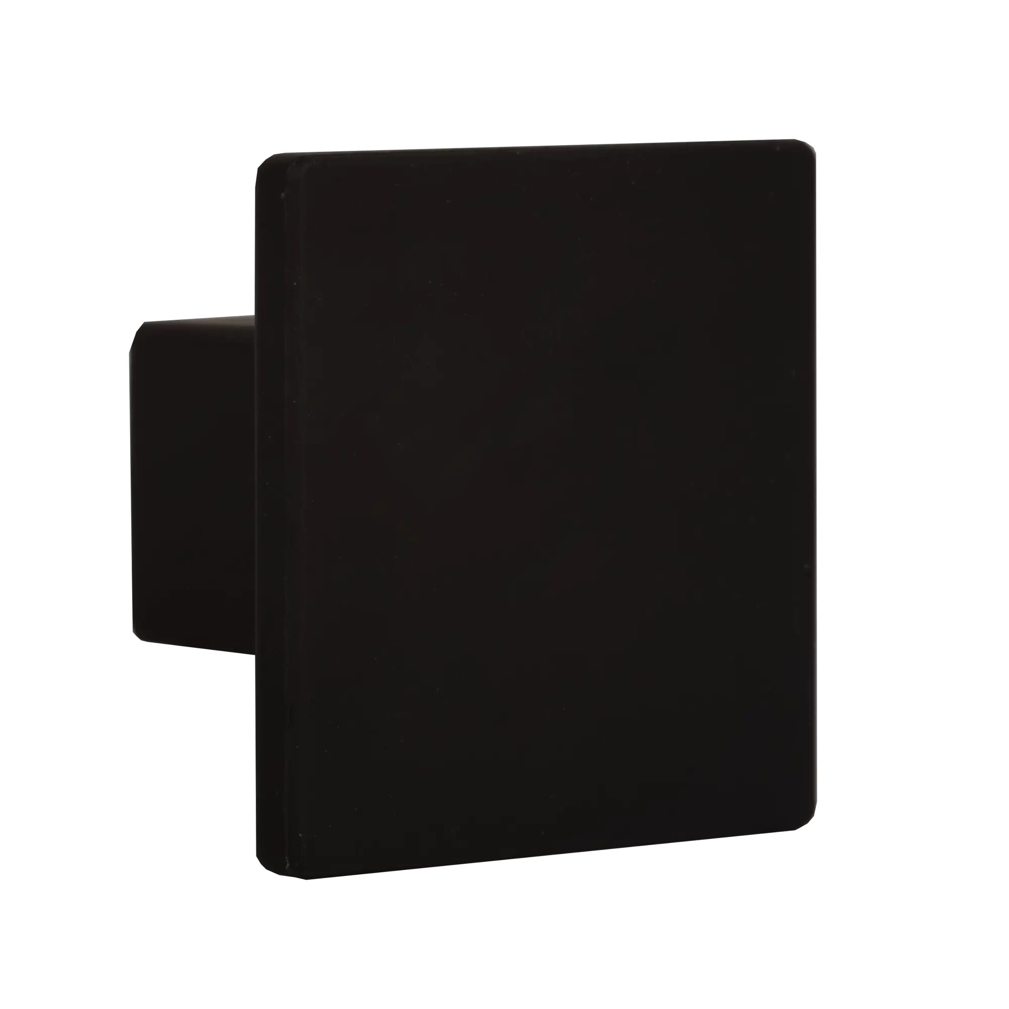 Мебельная ручка-кнопка К-6 матовый черный цвет