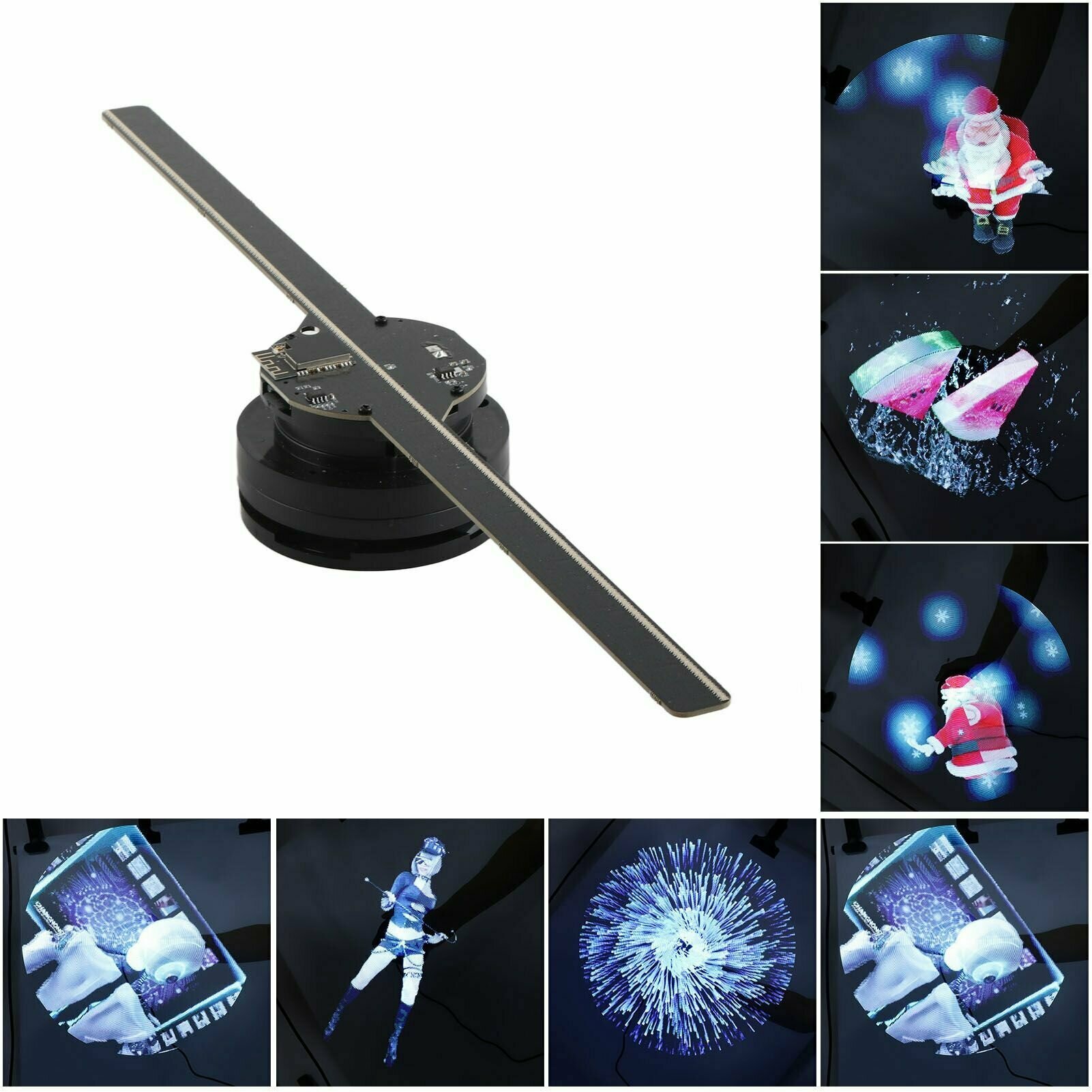 Голографический вентилятор рекламная машина