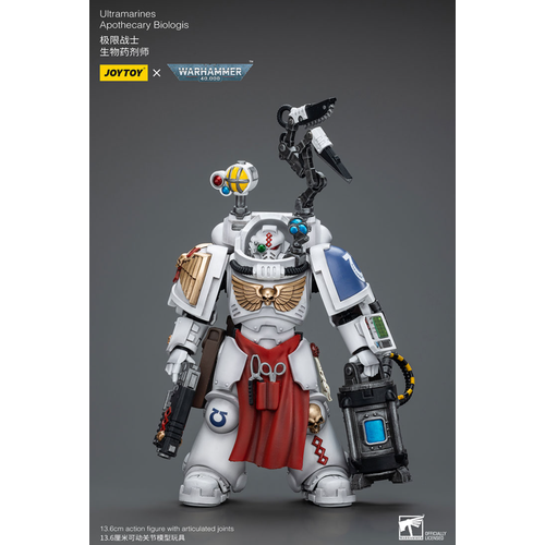 Фигурка JOYTOY Warhammer 40000 Uitramarines Apothecary Biologis 7458₽