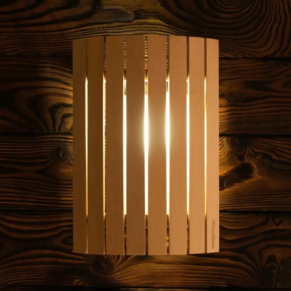 Абажур Woodson S4 угловой, ольха — фото 1