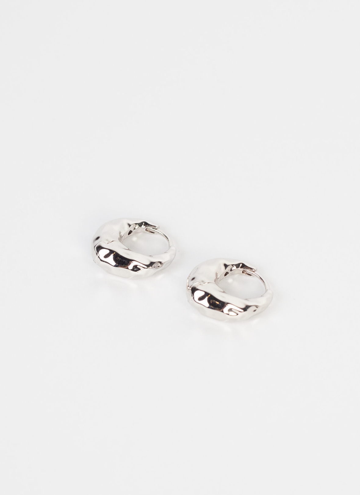 Серьги конго FETISH, размер 20 мм, серебристый — фото 1