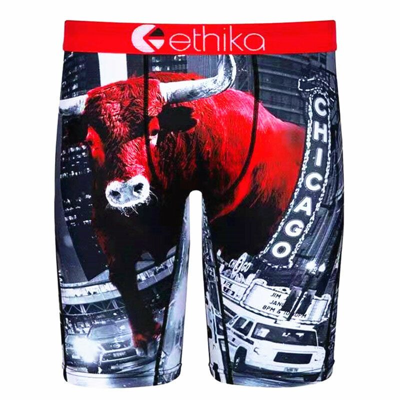 Трусы-боксеры ETHIKA, мужские, быстросохнущие, ледяной шелк, XL, Red Bull