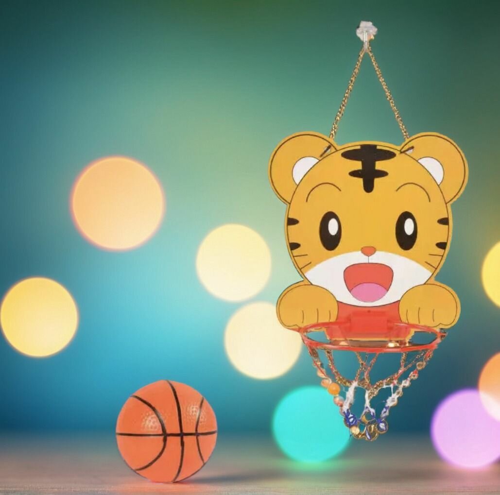 Баскетбольное кольцо детское - Игры на улице для детей - Баскетбол для малышей - Кольцо для мяча детское "Тигренок"