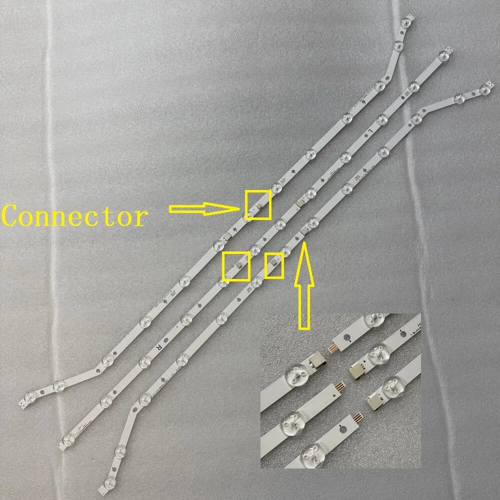 Светодиодная лента для подсветки Samsung UE40H4200 3 шт 3pcs set For 1 TV