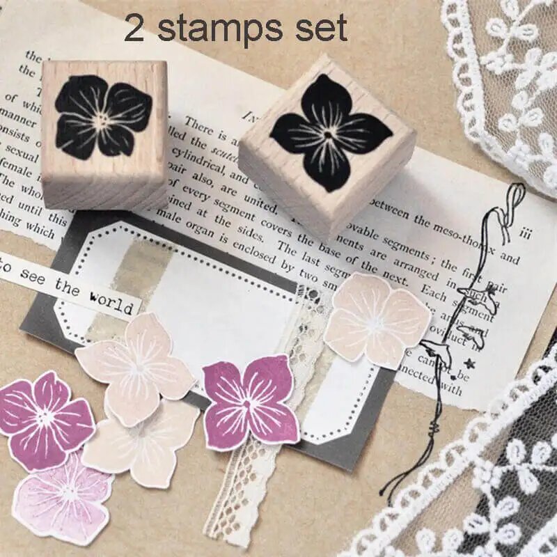 Цветочный лепесток штамп для скрапбукинга, Hydrangea Petals Set