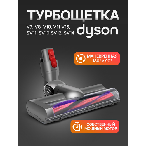 Турбощетка Turbo brush Run Energy для пылесоса Dyson V7 V8 V10 V11 V15 4996₽